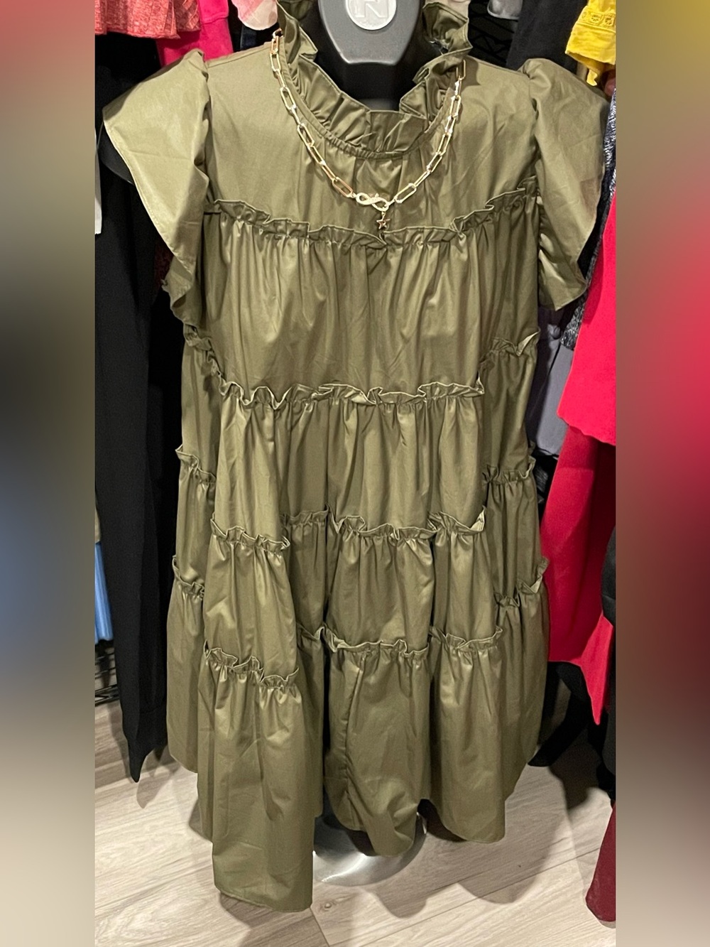 En Saison Olive Dress